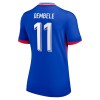 Officiële Voetbalshirt Frankrijk Dembele 11 Thuis EK 2024 - Dames